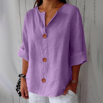 Clara - Casual Textured Blouse