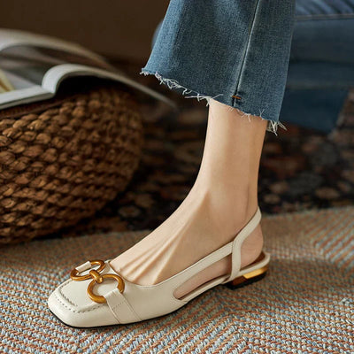 Brenna - Orthopedic Leather Buckle Sandals