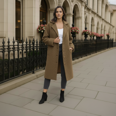 Brianna - Long Knit Coat