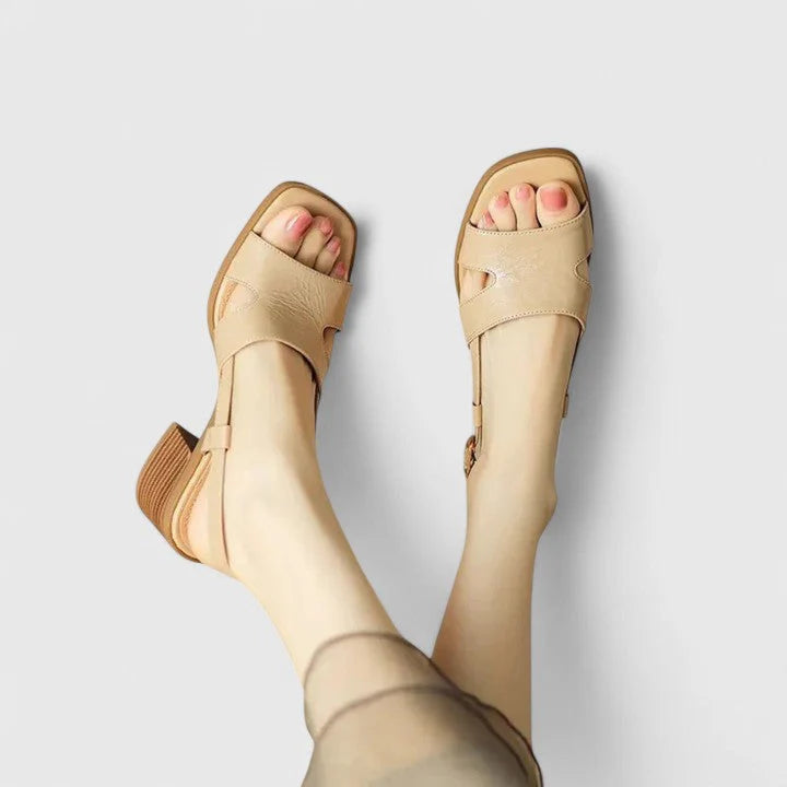 Angela - Chic Block Sandals