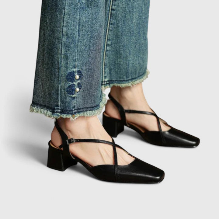 Ruth - Chic Block Sandals