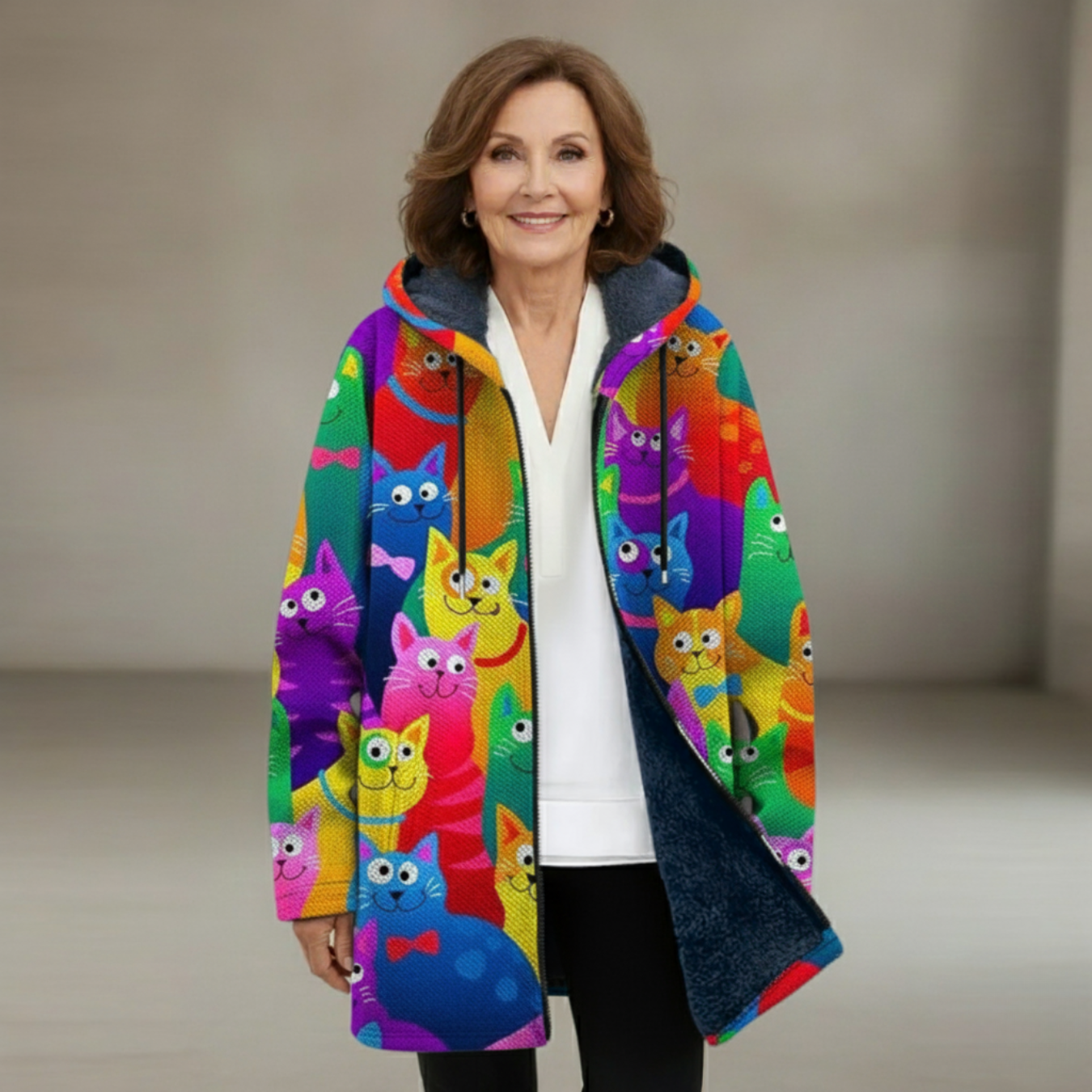 Melania - A luxurious cardigan inspired by art