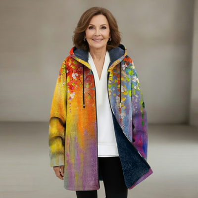 Azalia - A luxurious cardigan inspired by art