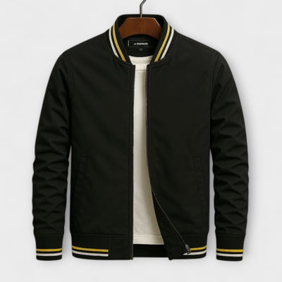 Elden - Stripe Bomber Jacket
