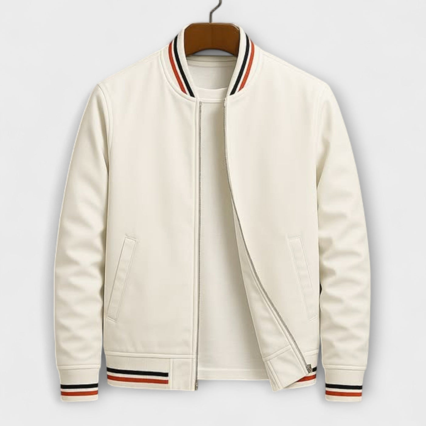 Elden - Stripe Bomber Jacket