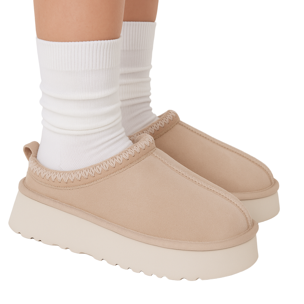 Cheney - Warm Suede Thick-soled Shoes