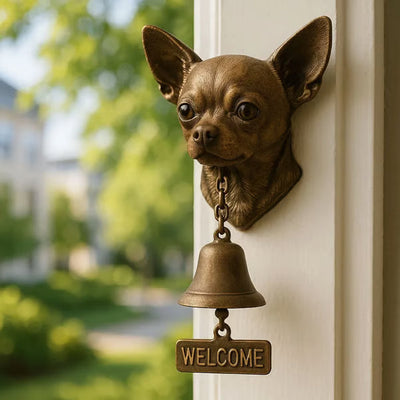 Severian - Antique Dog Welcome Bell
