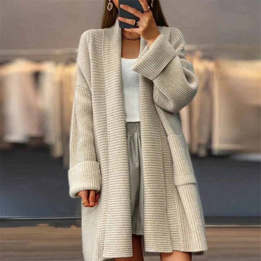 Euphemia - Long Knitted Cardigan