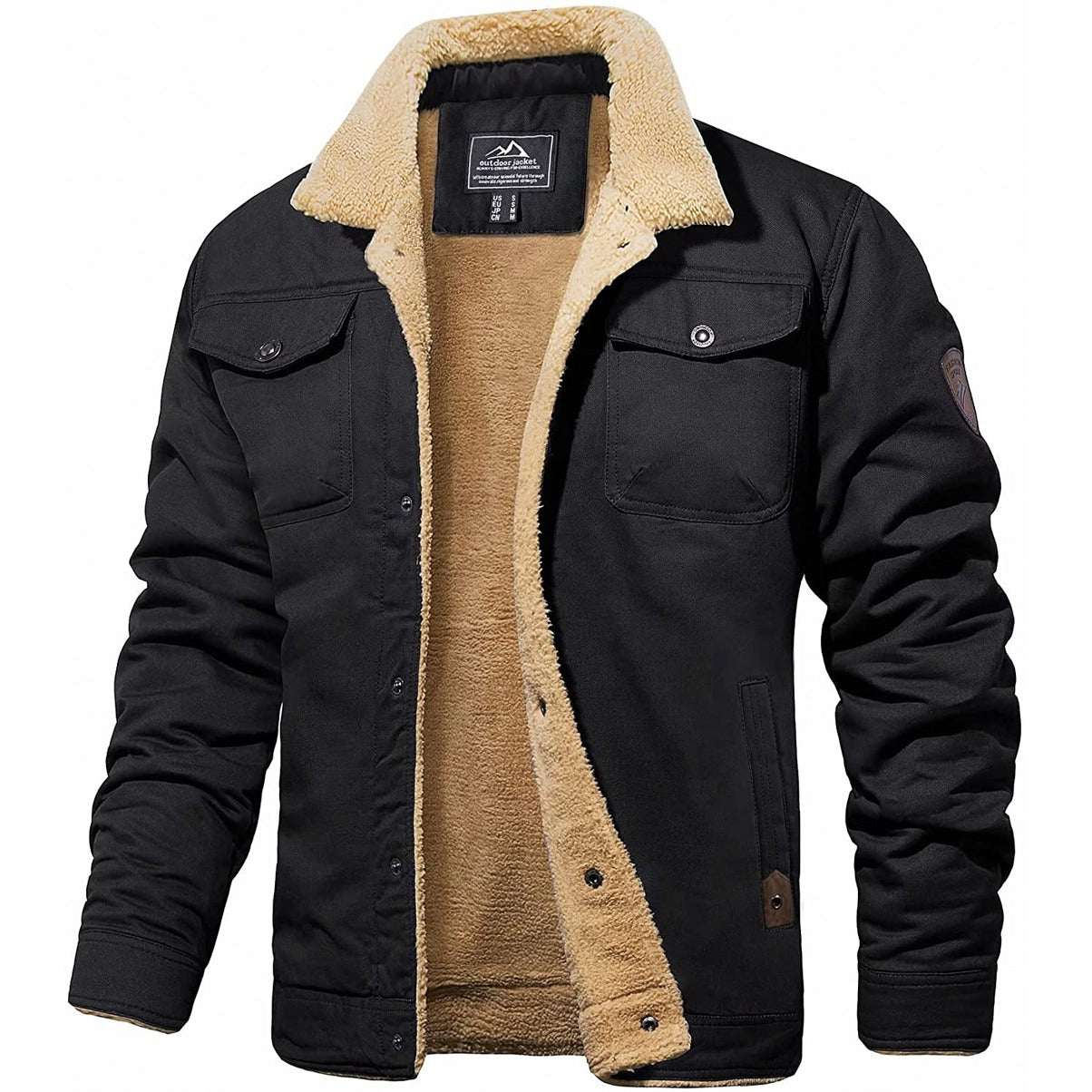 Hudson - Men's Sherpa-Lined Bomber Jacket
