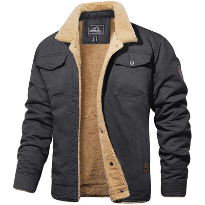 Hudson - Men's Sherpa-Lined Bomber Jacket