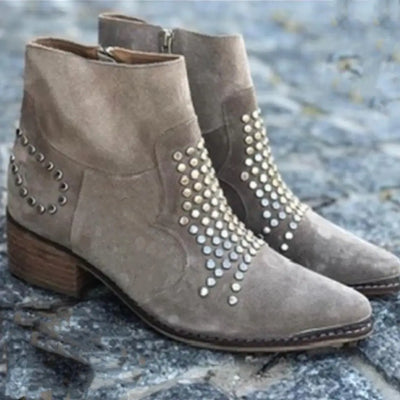 Cadence - Ankle Boots With Studs