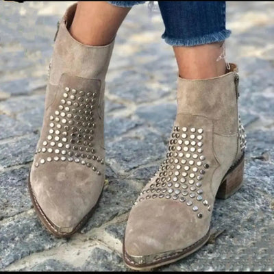 Cadence - Ankle Boots With Studs