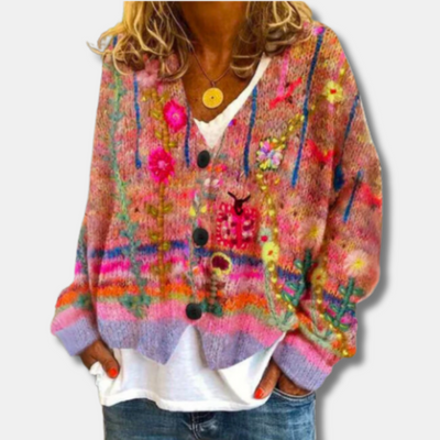 Evie - Floral Cardigan