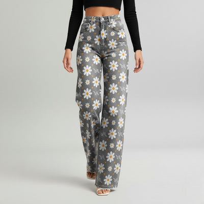 Charlotte - Floral Wide Pants