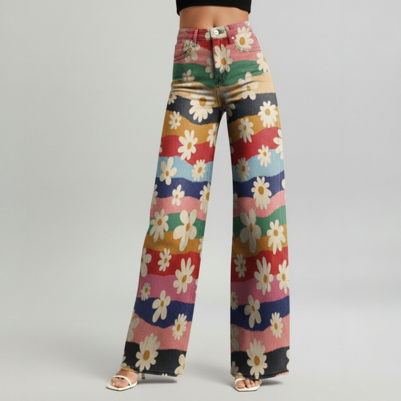 Lily Floral Wide-Leg