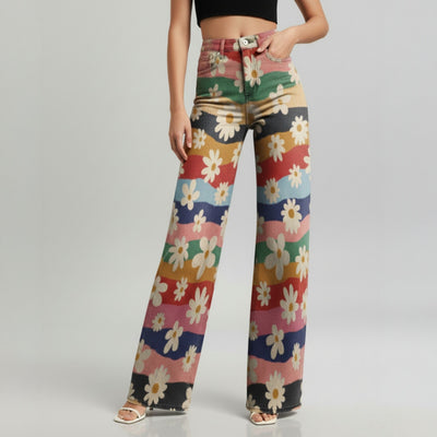 Lily Floral Wide-Leg