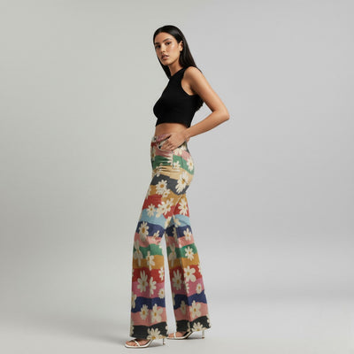 Lily Floral Wide-Leg
