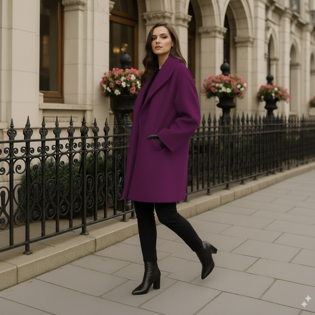 Lisa - Woman's Coat for the Fall and Winter