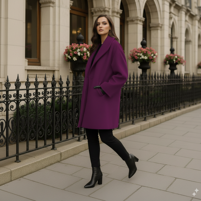 Lisa - Woman's Coat for the Fall and Winter