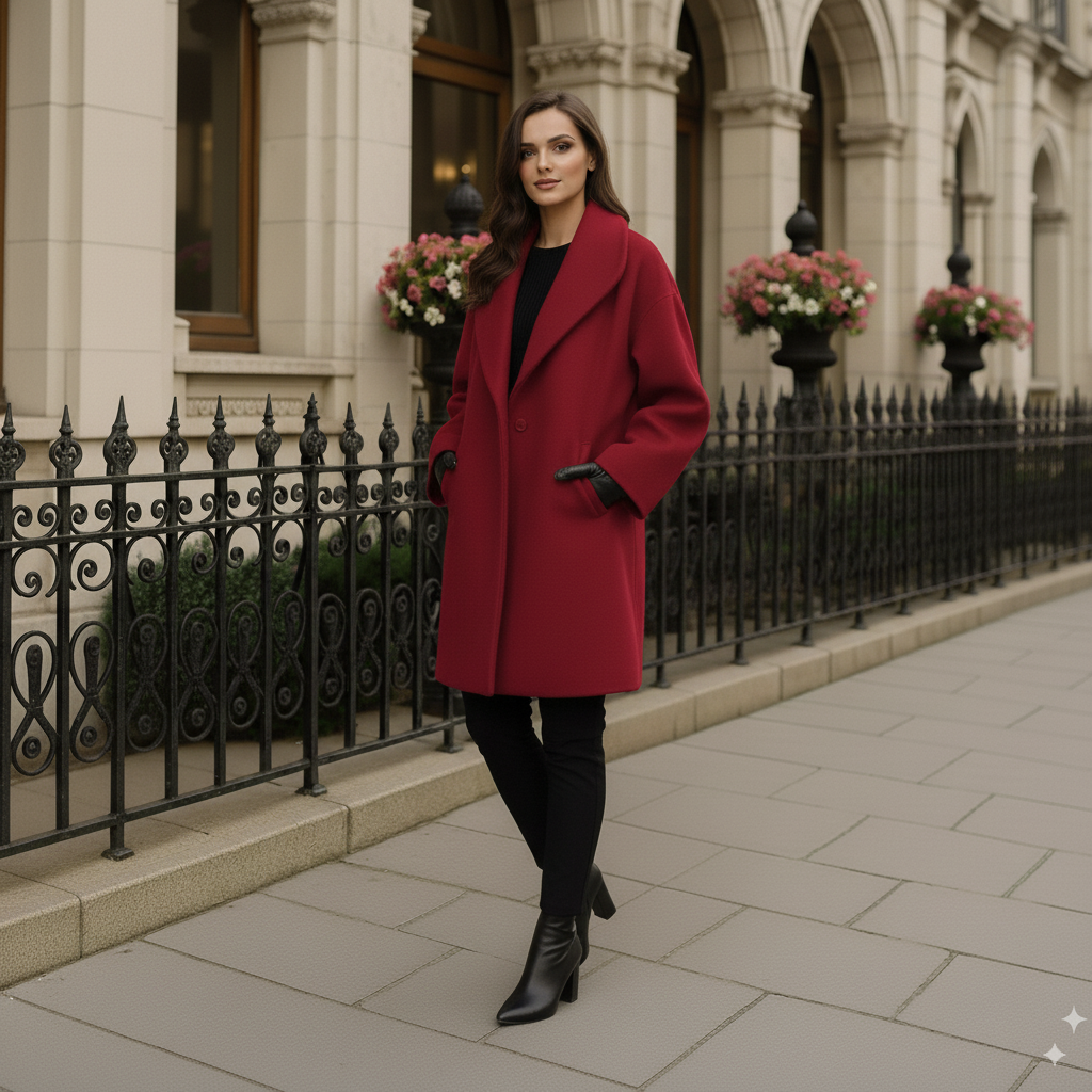 Lisa - Woman's Coat for the Fall and Winter