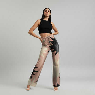 Sophia Pink Wide-Leg