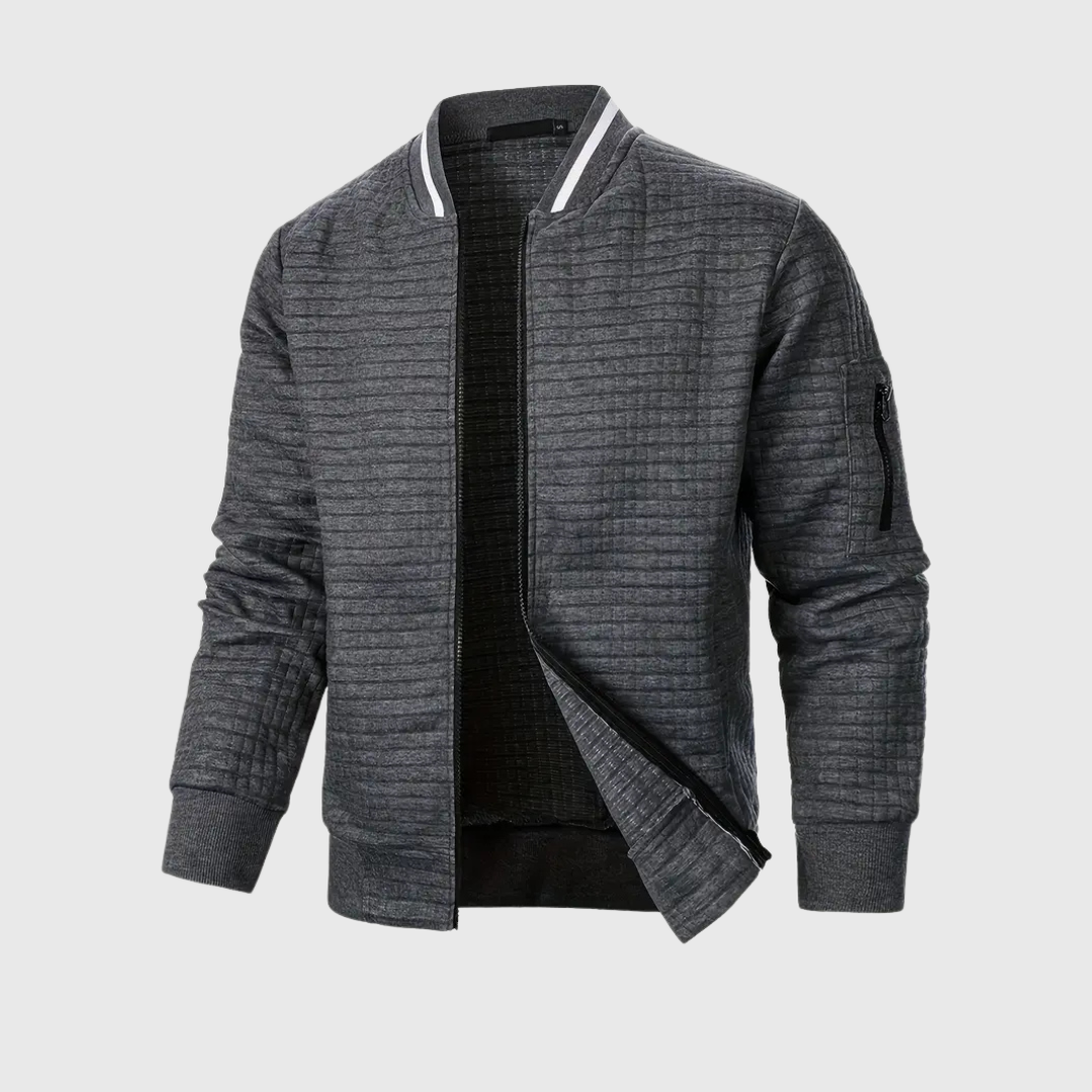 Arvois - Quilted Bomber Jacket