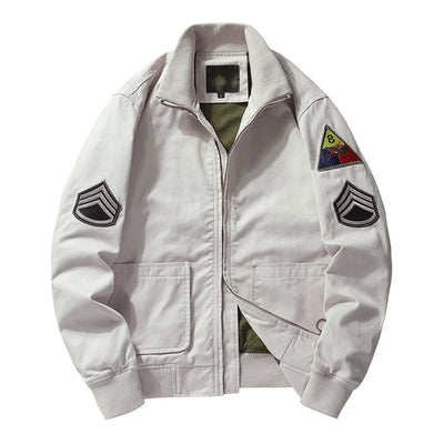 Finn - Stealth Cotton Bomber Jacket