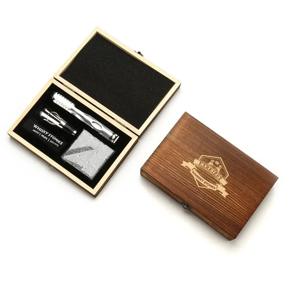 Whiskey Stones Gift Set - Best Drinking Gift