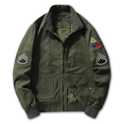 Finn - Stealth Cotton Bomber Jacket