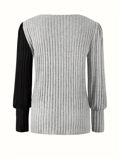 KAIA CASUAL KNIT LONGSLEEVE