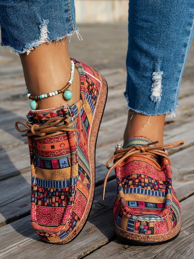 MAYA COMFORT PRINT LOAFERS