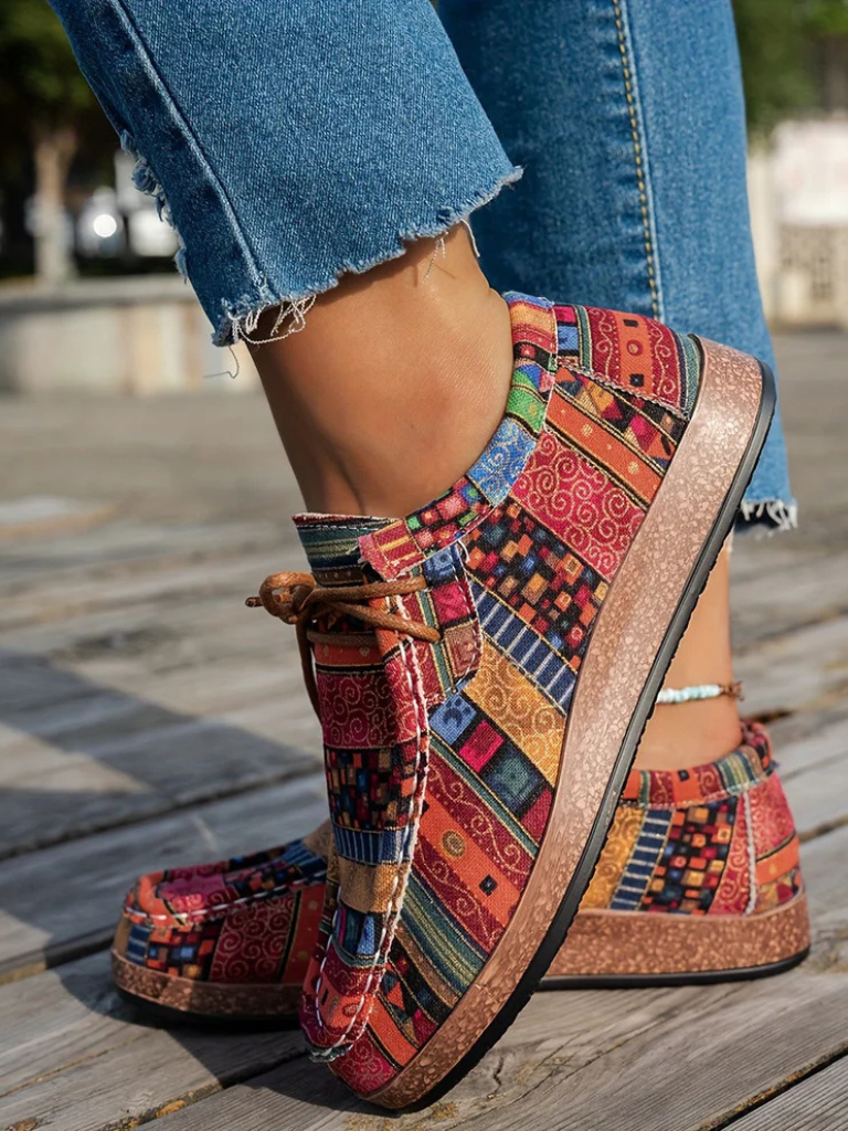 MAYA COMFORT PRINT LOAFERS