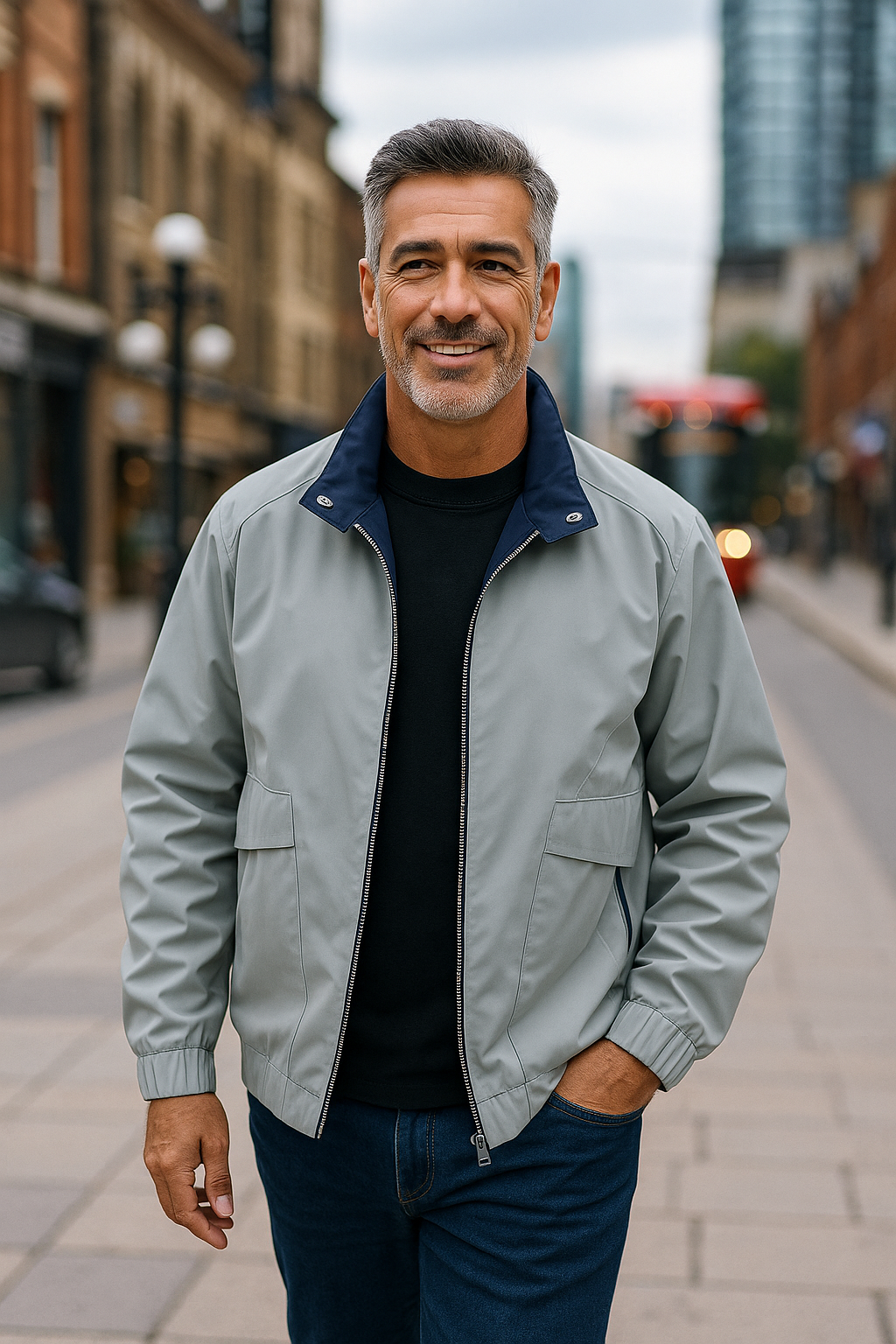 James - Casual Windbreaker Jacket