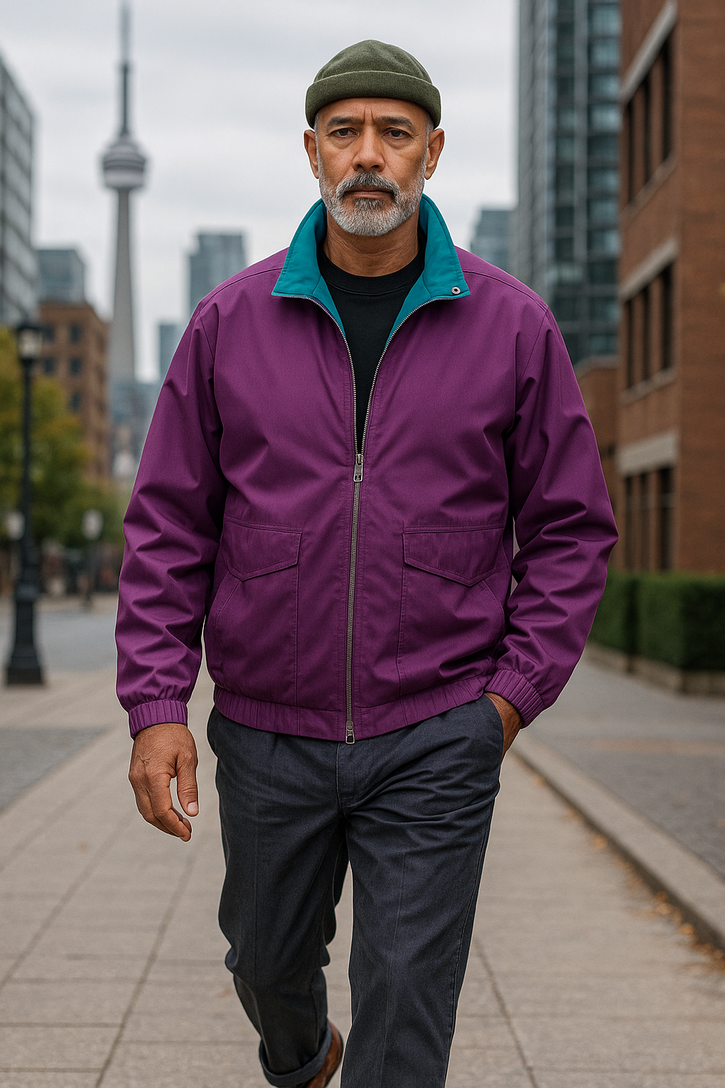 James - Casual Windbreaker Jacket