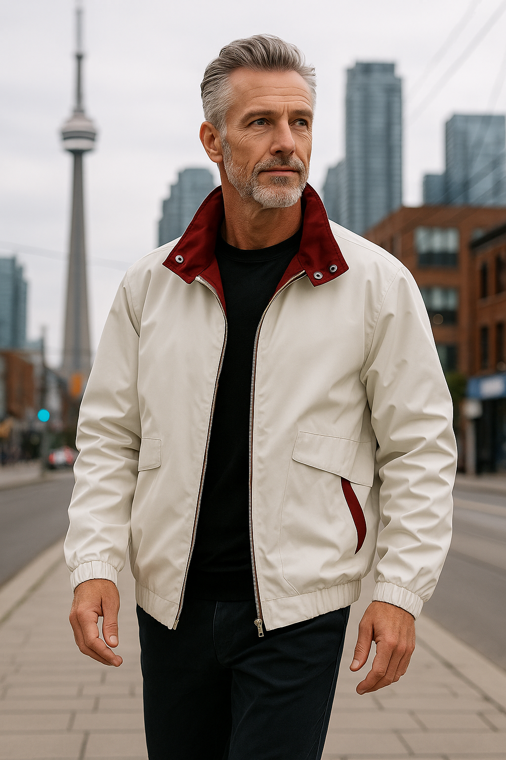 James - Casual Windbreaker Jacket