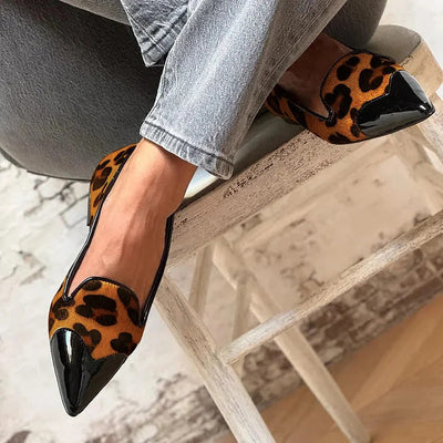 Erin - Refined Animal Print Ballet Flats