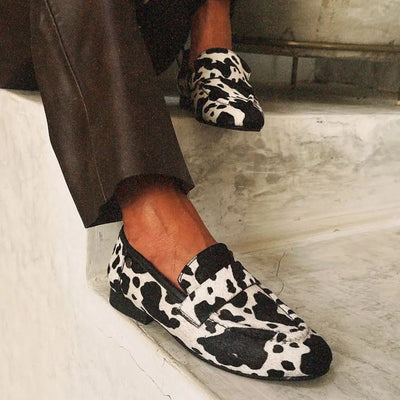 Brynn - Elegant Animal Print Loafers