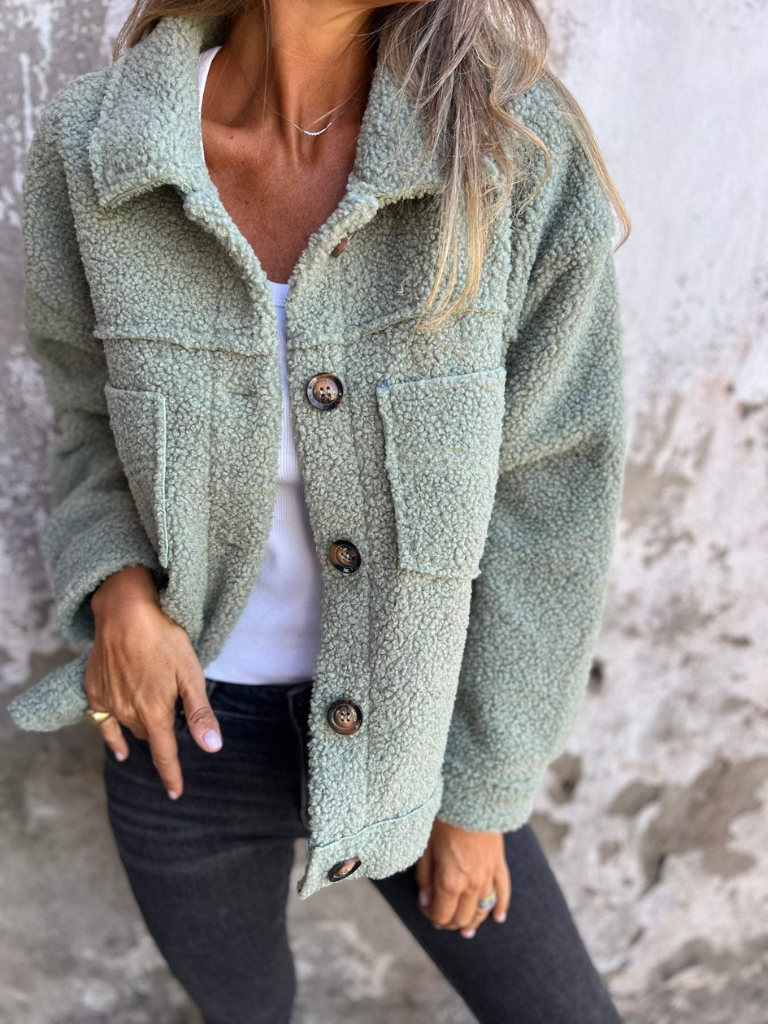 SANDRA COZY SHERPA JACKET