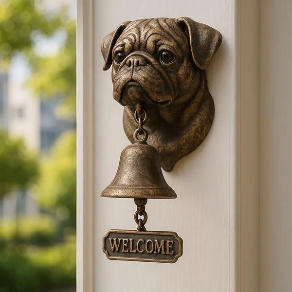 Severian - Antique Dog Welcome Bell