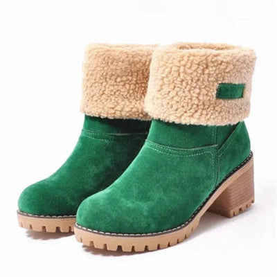 Paige - Mid-Calf Wool Boots