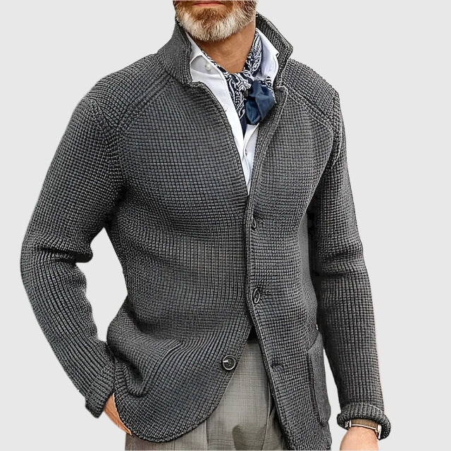 Garrett - Men's Military Retro Style Cardigan