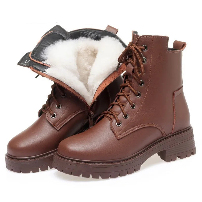 Keziah - Non-slip Leather Boots