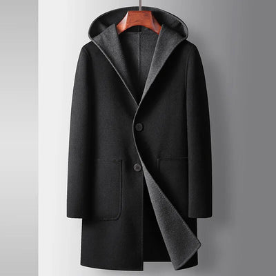 Gary - Hooded Woolen Coat