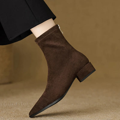 Vilma - Vintage Suede Ankle Boots
