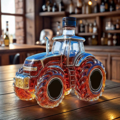 Tractor Shape Whiskey Bottle