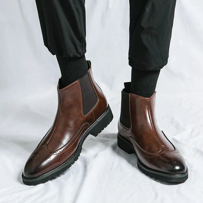 Adriel - Genuine Leather Chelsea Boots