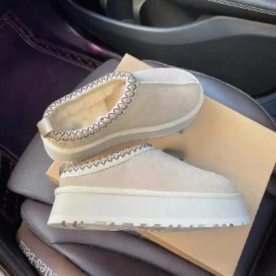 Cheney - Warm Suede Thick-soled Shoes