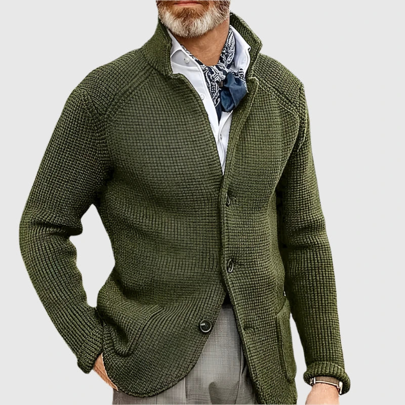 Garrett - Men's Military Retro Style Cardigan