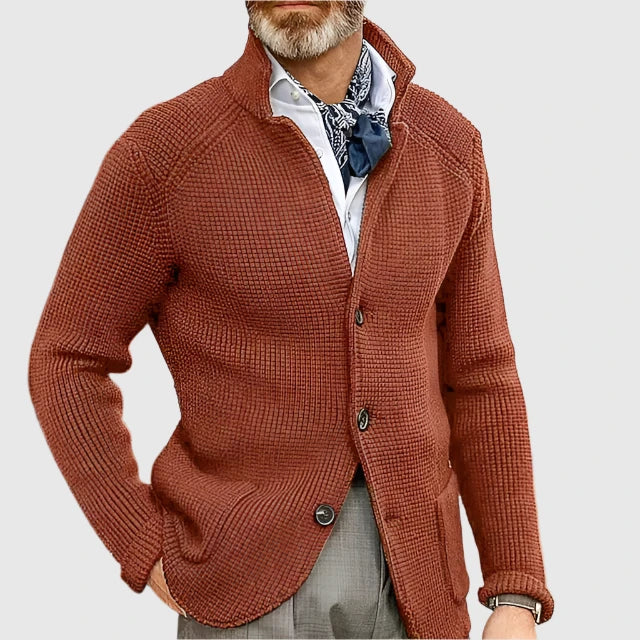 Garrett - Men's Military Retro Style Cardigan