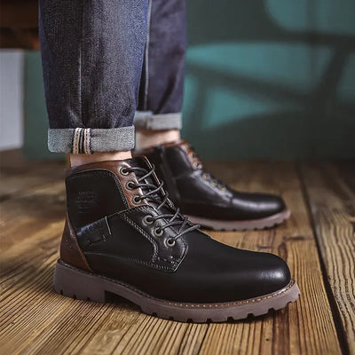 Parker - Leather Boots for Men in British Style